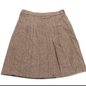 Banana Republic Brown Herringbone A-Line Skirt